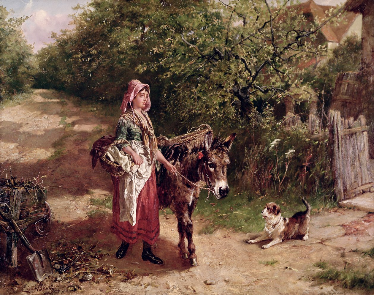 Hjem fra Market af Edgar Bundy