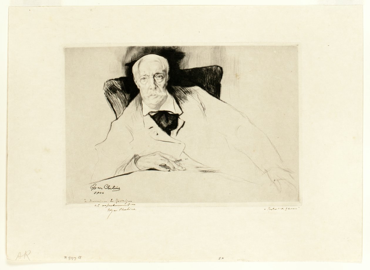 Alfred Stevens af Edgar Chahine
