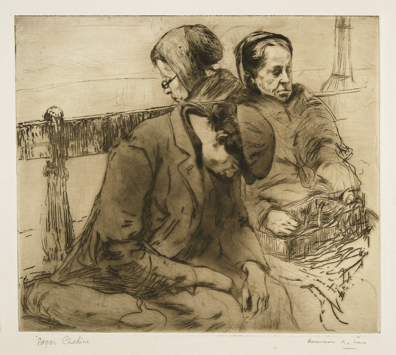 Vejfarende af Edgar Chahine