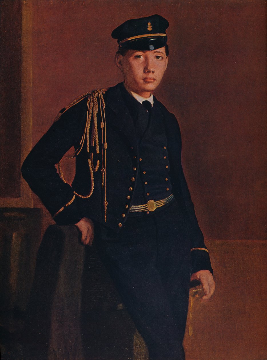 Achille de Gas i en kadets uniform, 1856-1857 af Edgar Degas