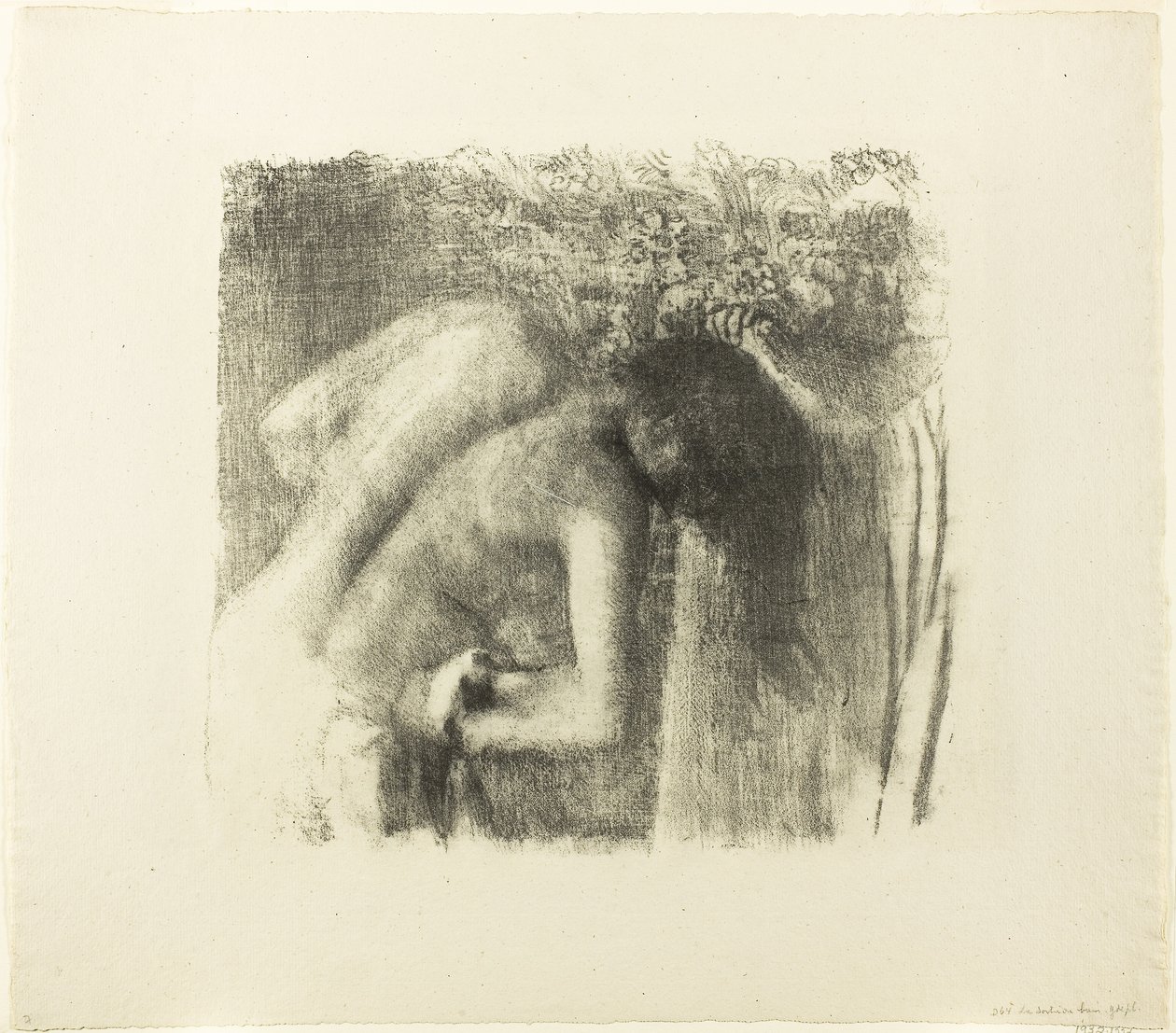 Efter badet (stor version) af Edgar Degas