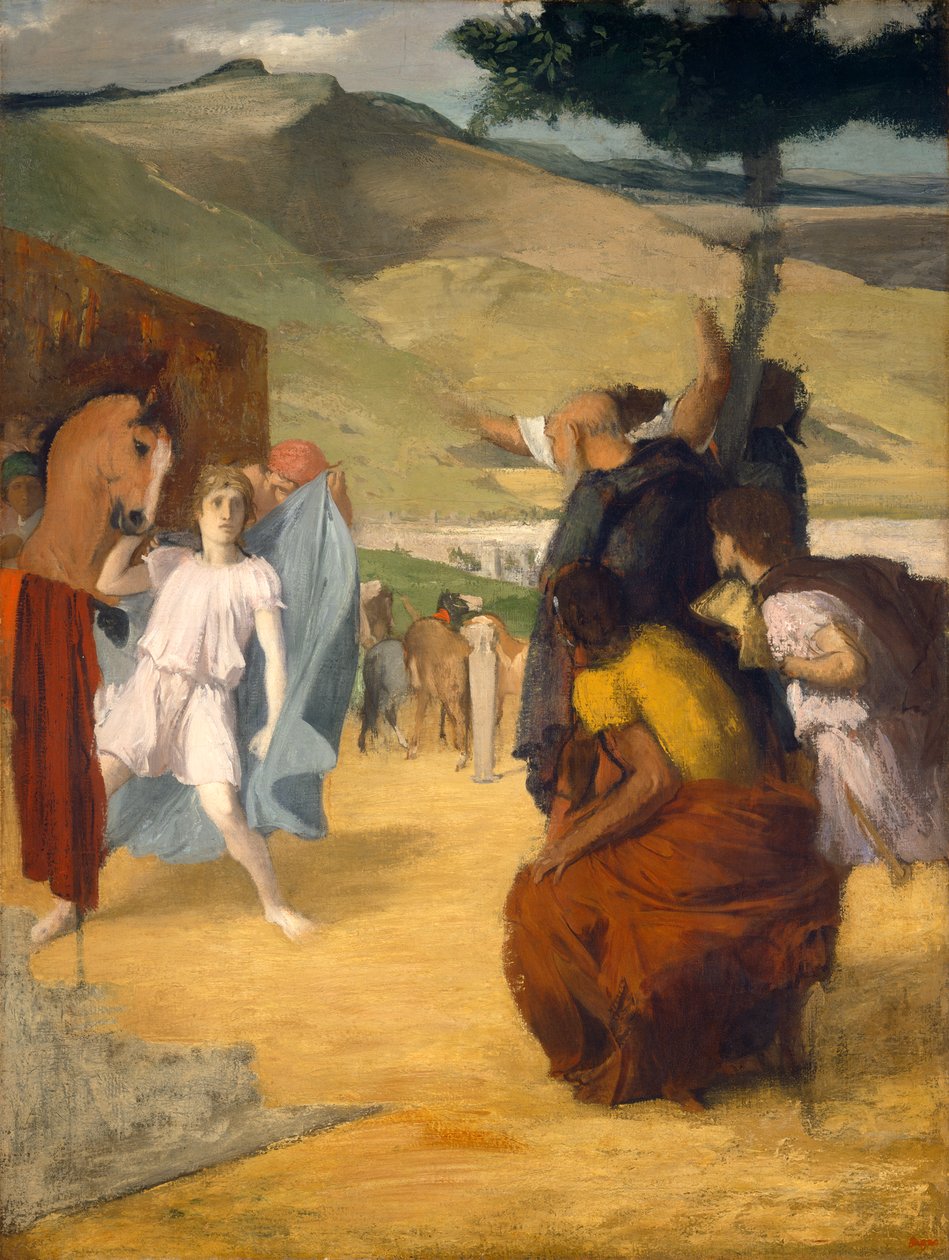 Alexander og Bucephalus, 1861-2 af Edgar Degas