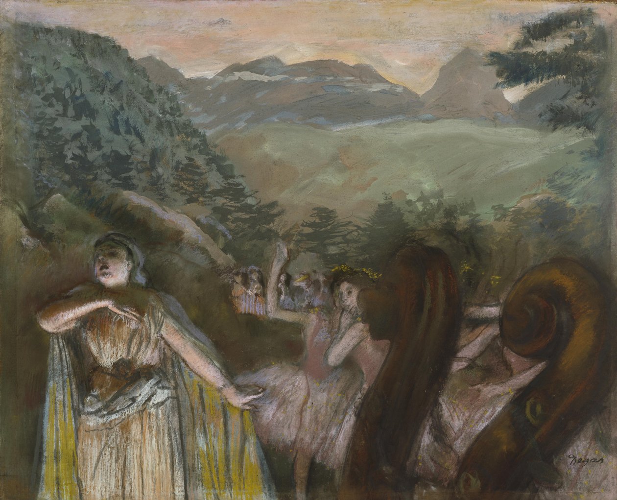 Aria efter Balletten af Edgar Degas