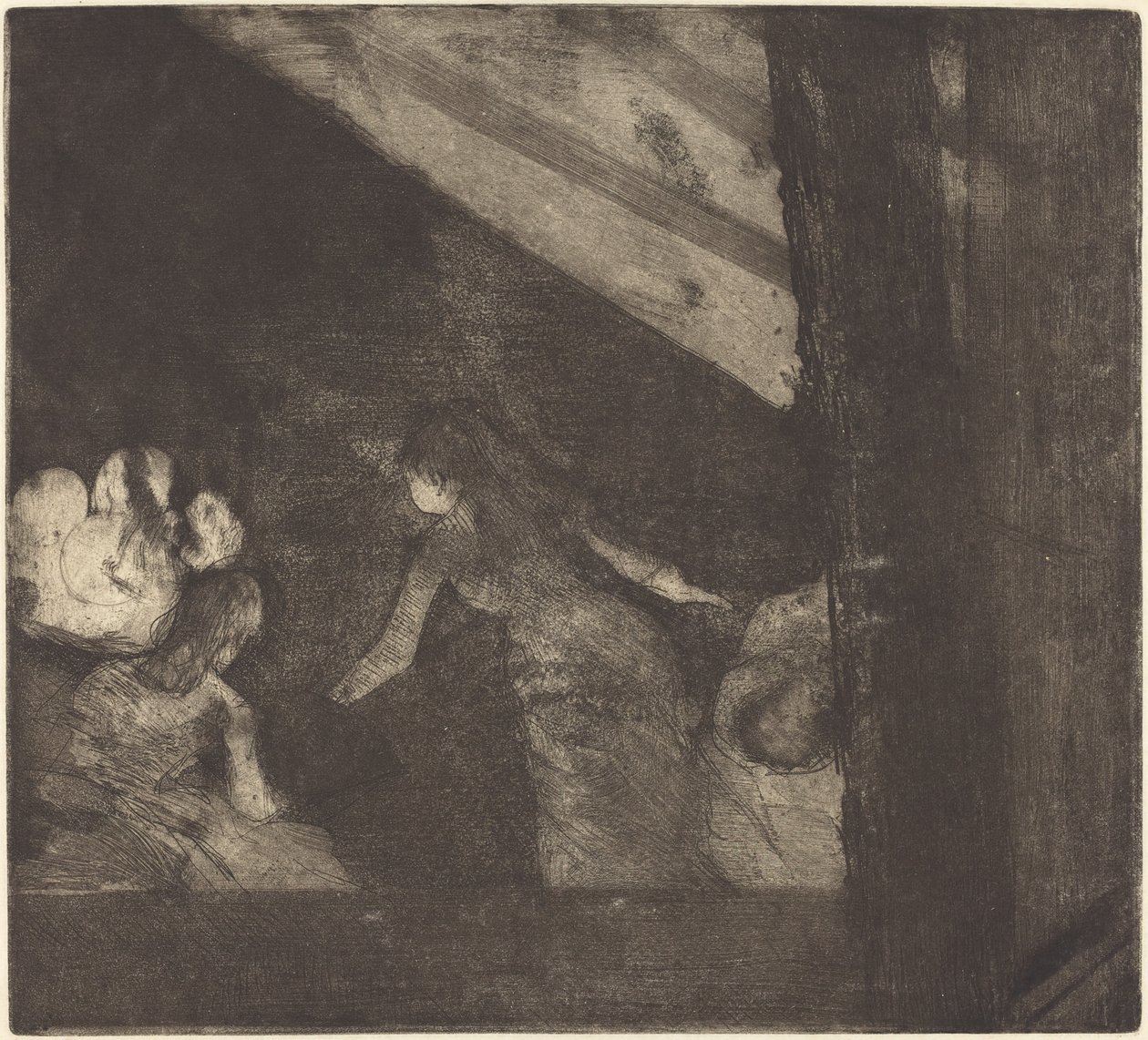 På Cafe des Ambassadeurs af Edgar Degas
