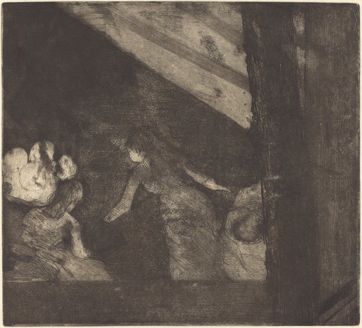 På Cafe des Ambassadeurs af Edgar Degas