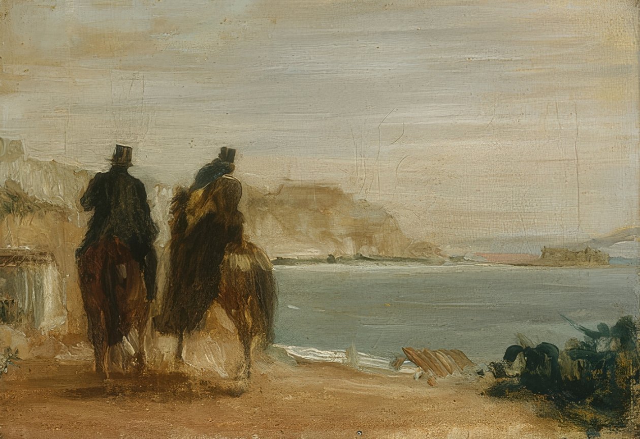 Udgang til havet. Omkring 1860 af Edgar Degas