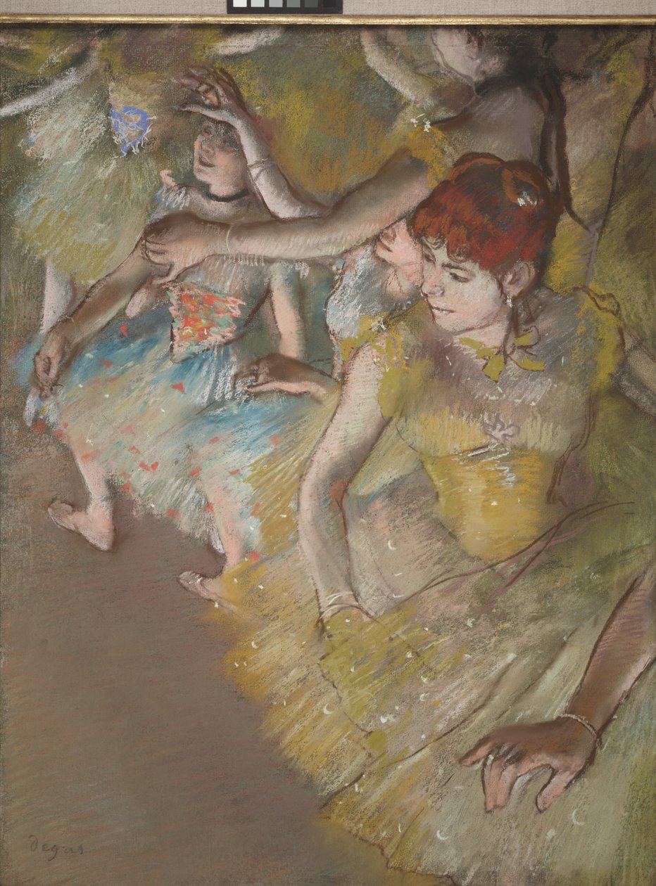 Balletdansere på scenen af Edgar Degas