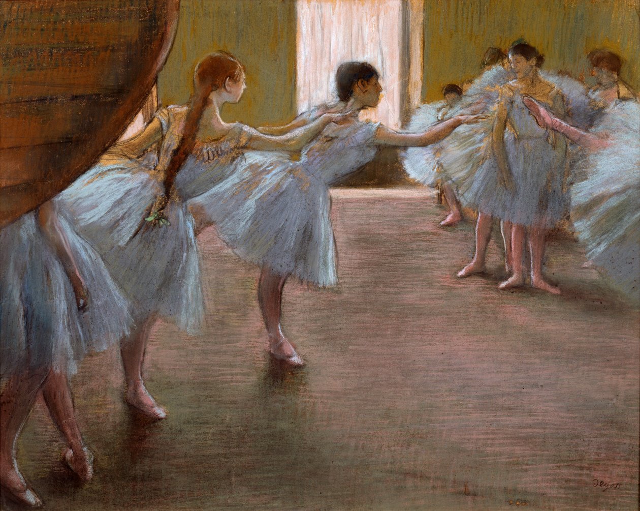Balletøvelse, 1885-1890. af Edgar Degas