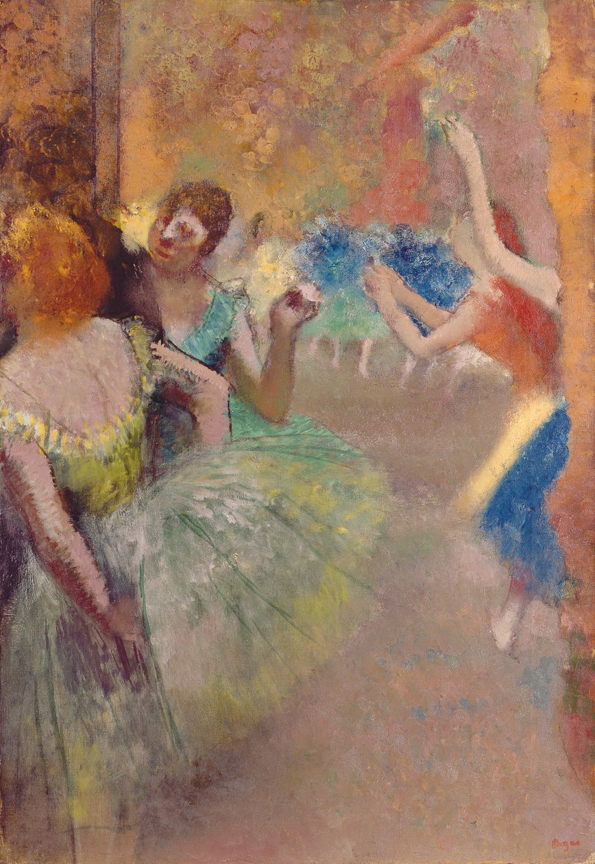 Balletscene; Scene de ballet, ca. 1885 af Edgar Degas