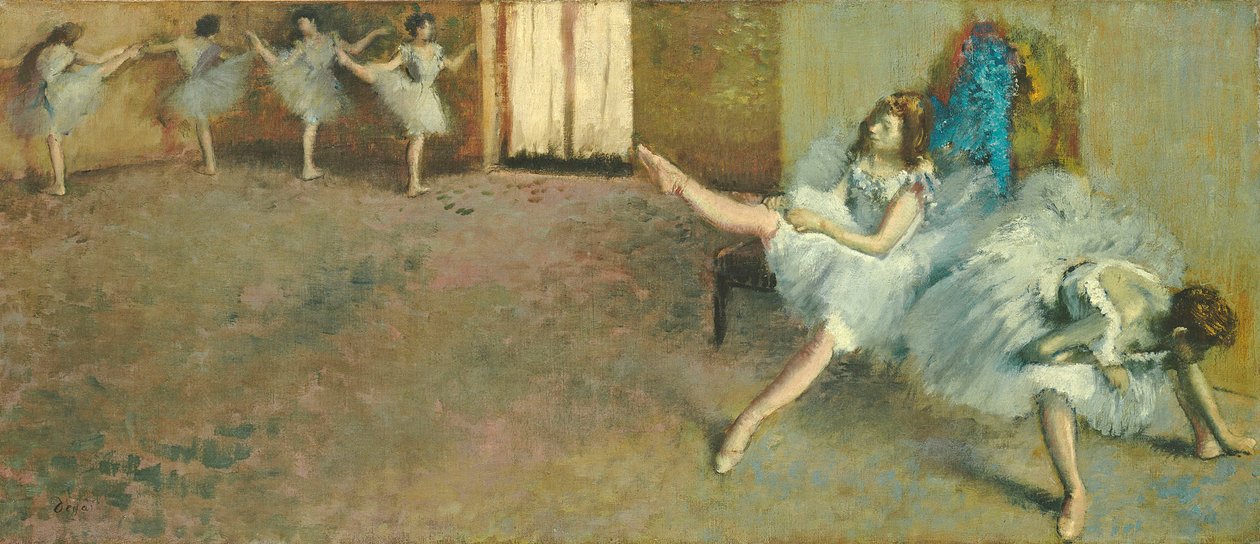 Før balletten af Edgar Degas