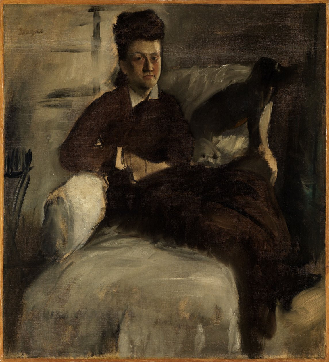 Portræt af Madame Jeantaud af Edgar Degas