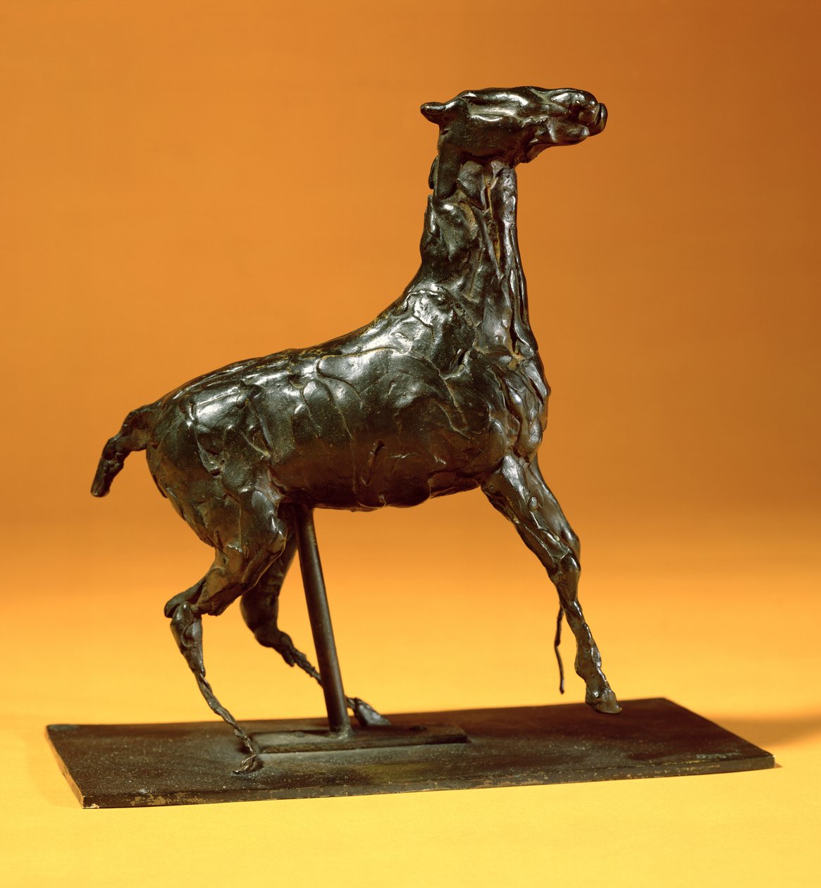 Caracoling Horse (bronze) af Edgar Degas
