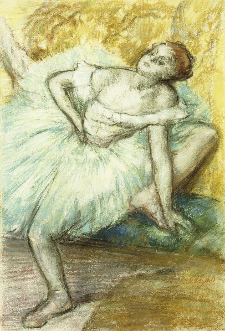 at danse; Danserinde, 1897-1900 af Edgar Degas