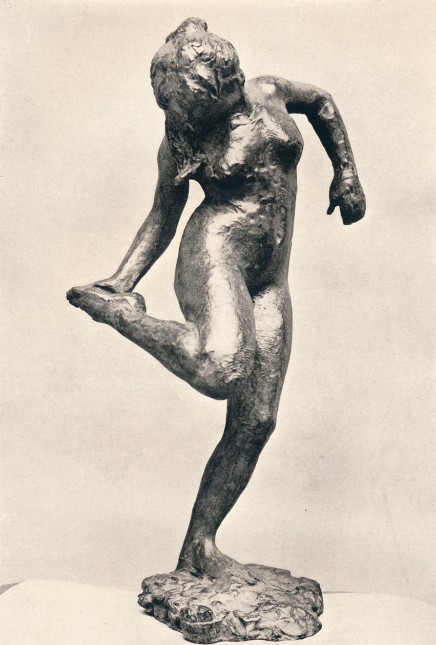 Danser ser på hendes højre fodsål, c1900 af Edgar Degas