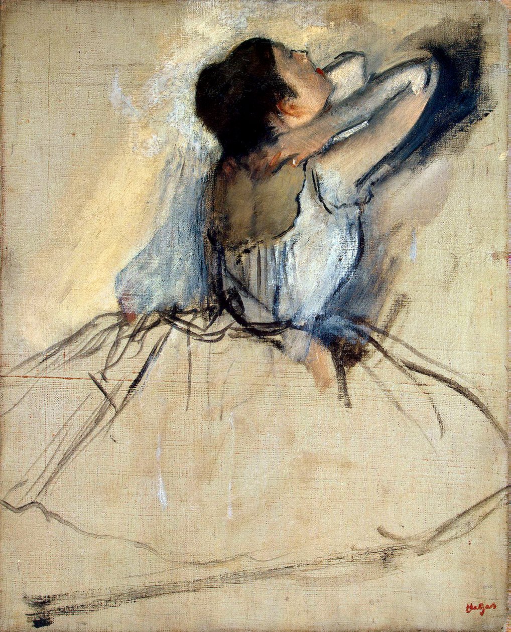 Danser, c1874. af Edgar Degas