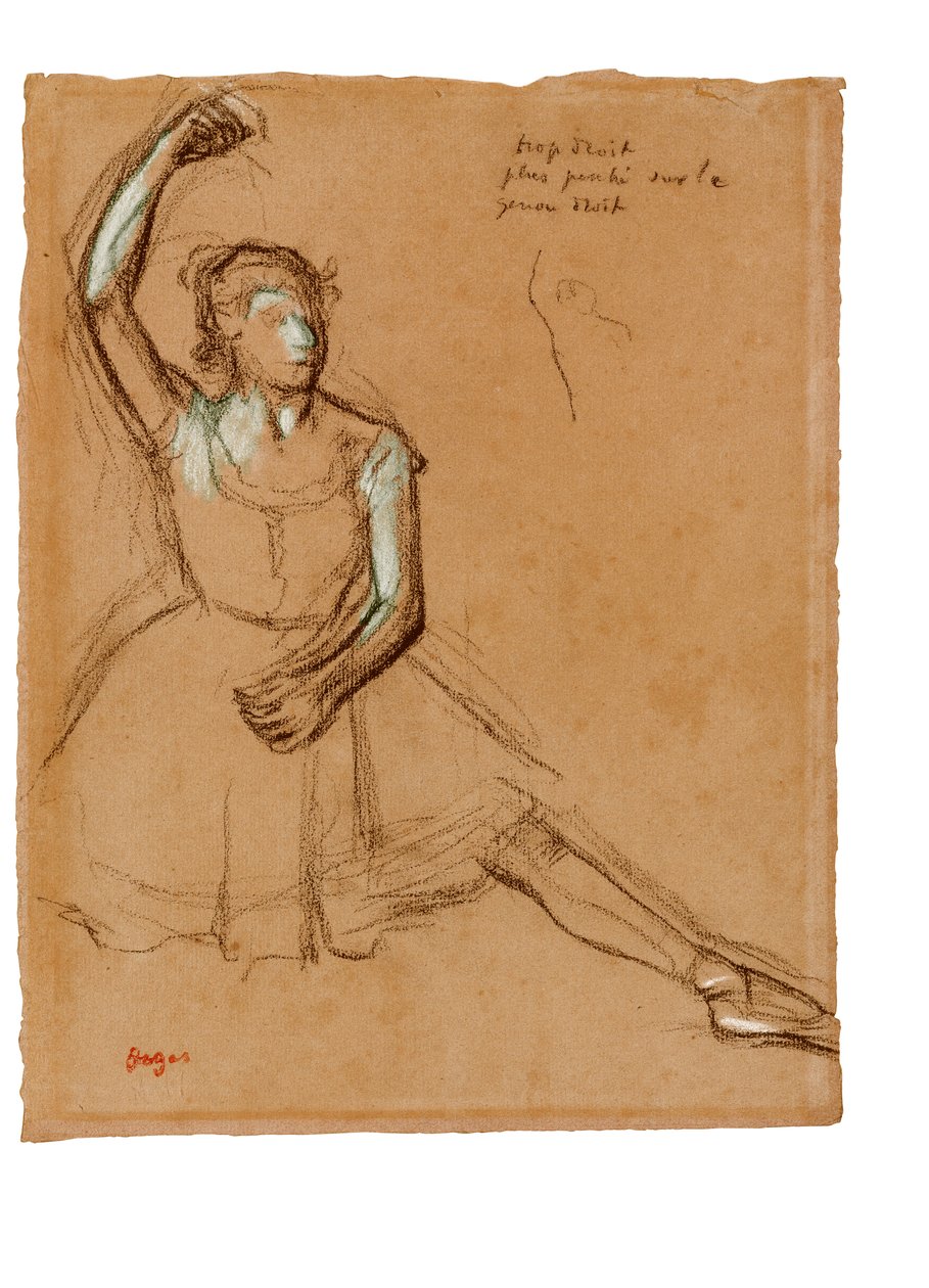 Danser forfra af Edgar Degas