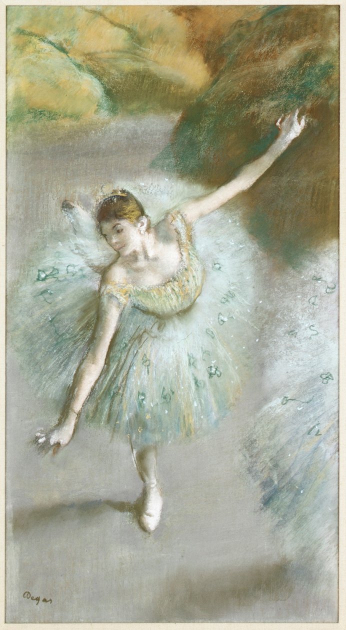 Danserinde i grønt af Edgar Degas
