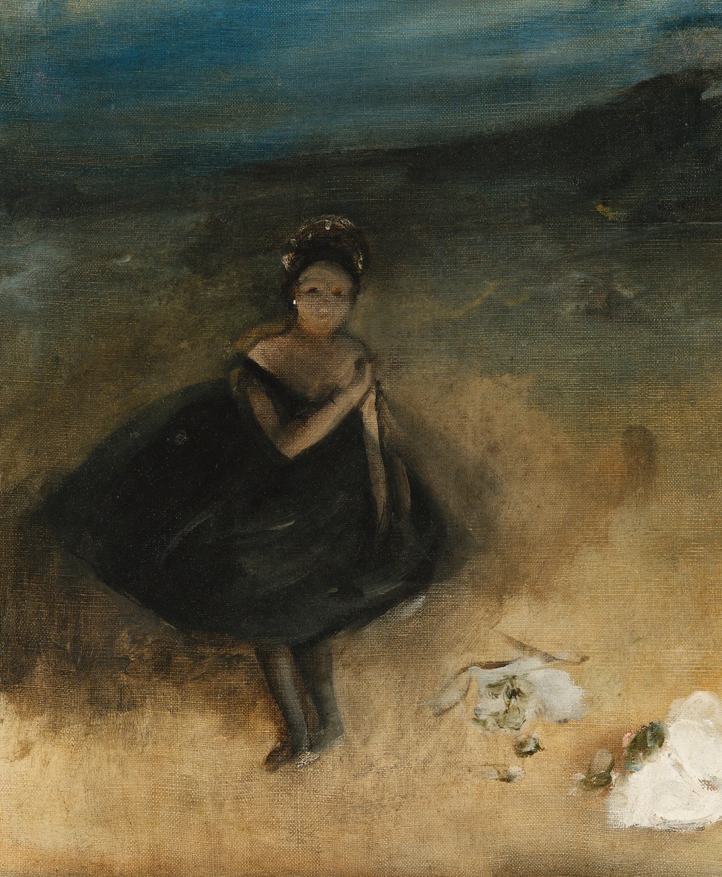 Danser med en buket; Danseren med buketten, af Edgar Degas