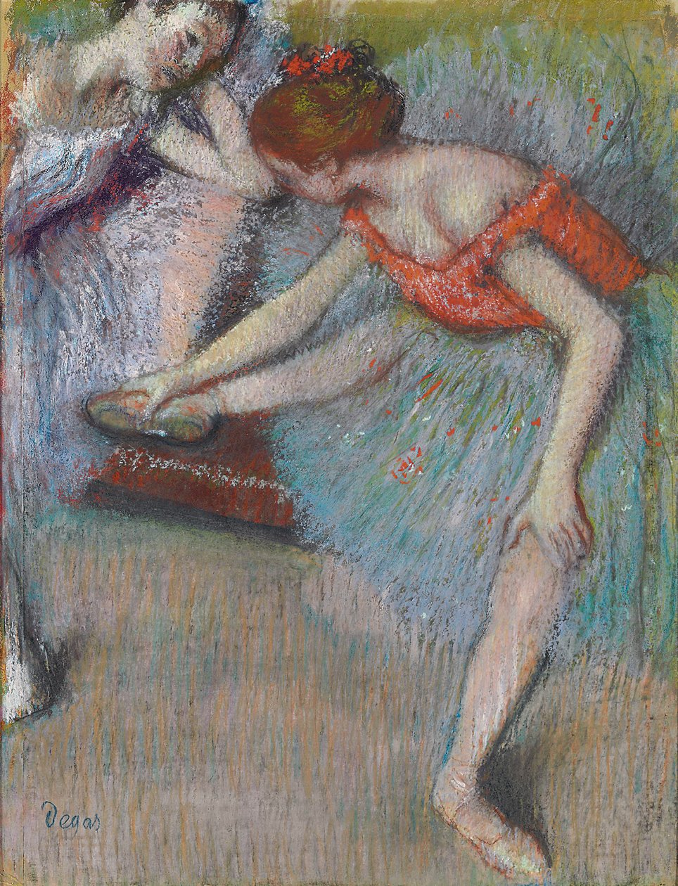dansere; Dansere, ca. 1896 af Edgar Degas