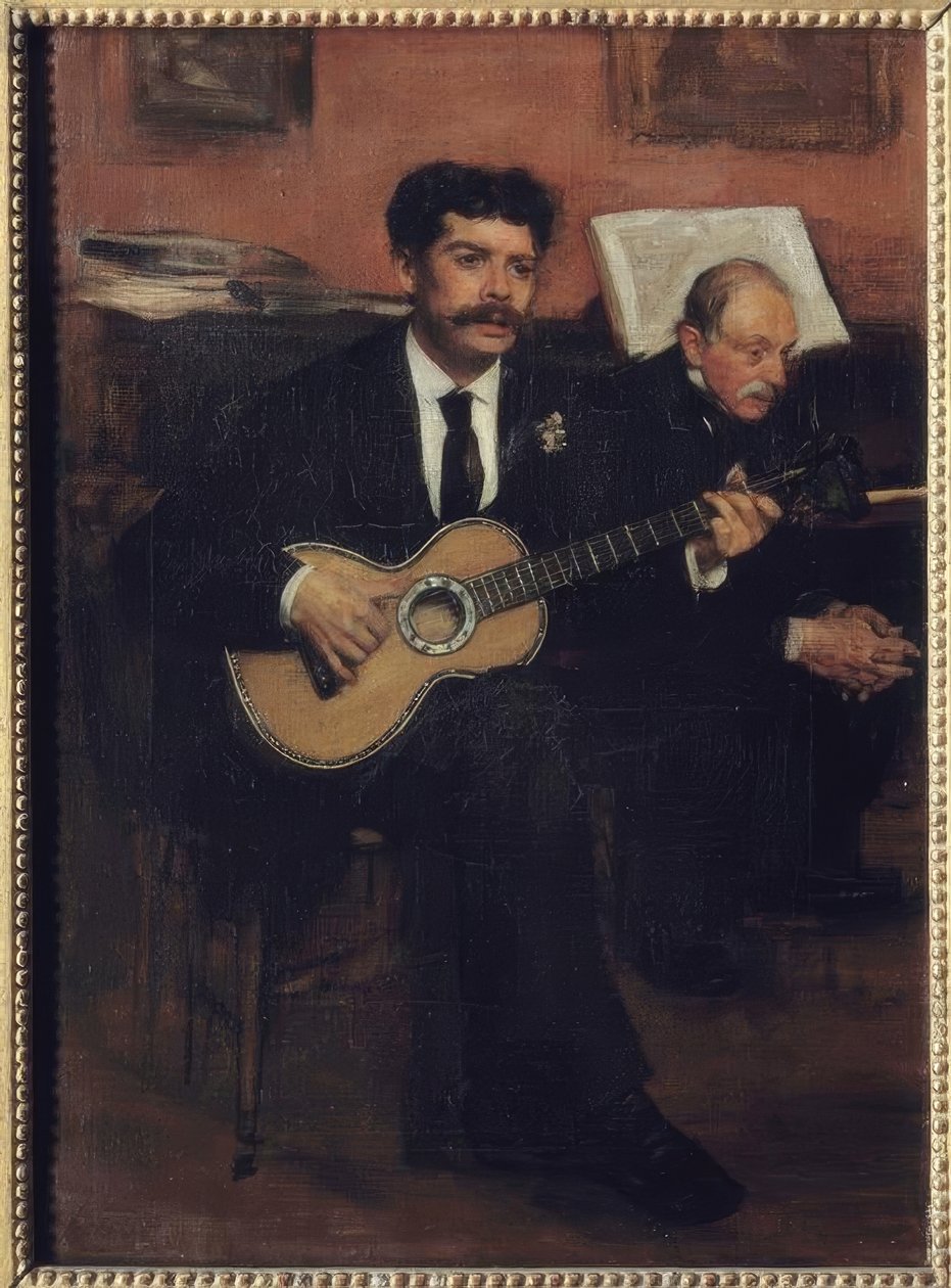 Den spanske tenor Lorenzo Pagans (1838-1883) og faderen af Edgar Degas