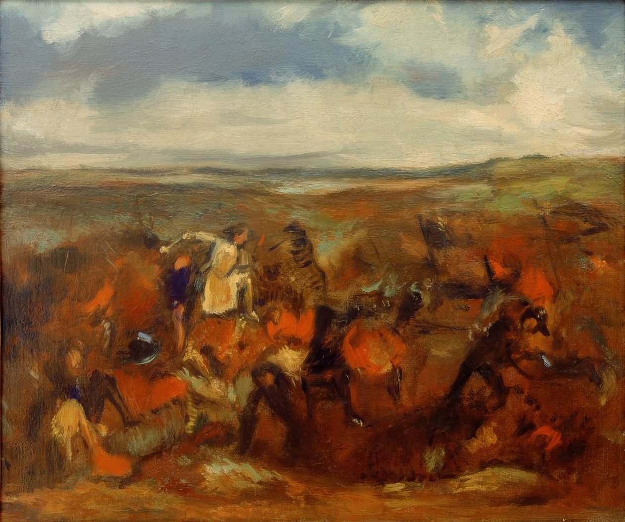 Slaget ved Poitiers af Edgar Degas
