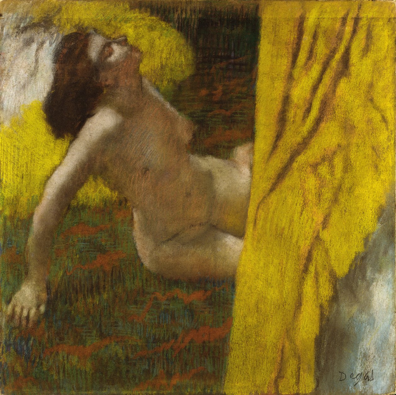 Kvinde nøgen, ca 1885-1886. af Edgar Degas
