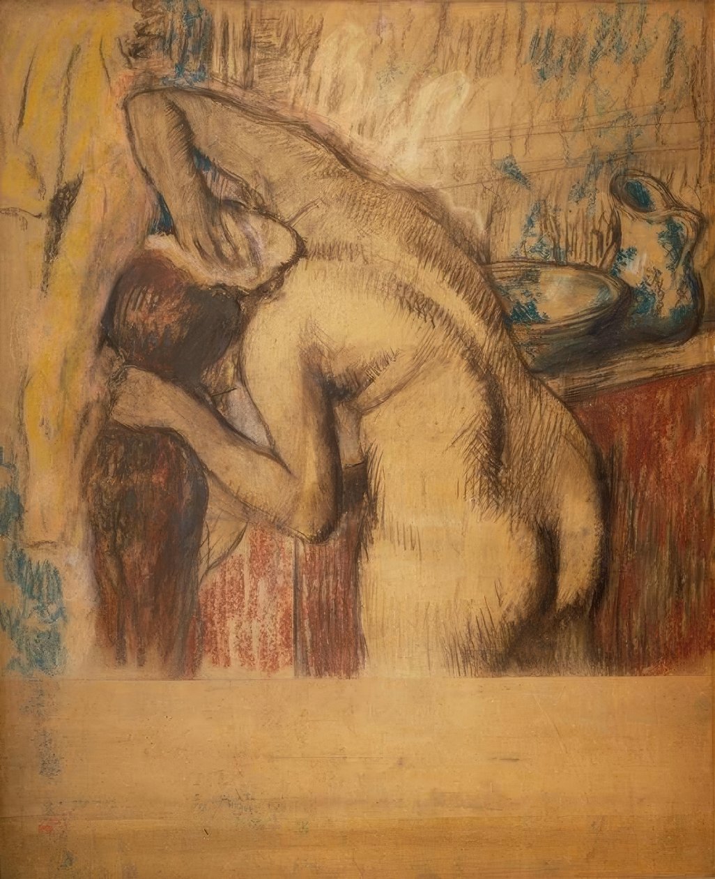 Kvinde har sit toilet af Edgar Degas