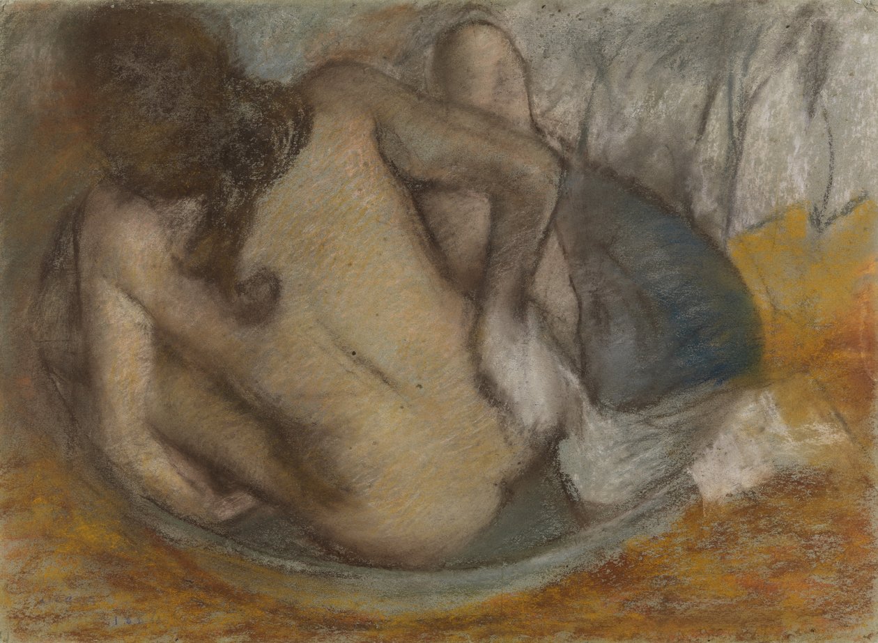 Kvinde ved badekarret af Edgar Degas
