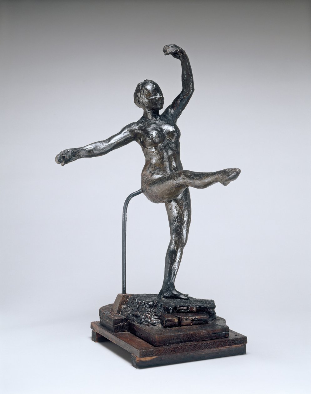 Fjerde position foran, på venstre ben, ca. 18851890. af Edgar Degas