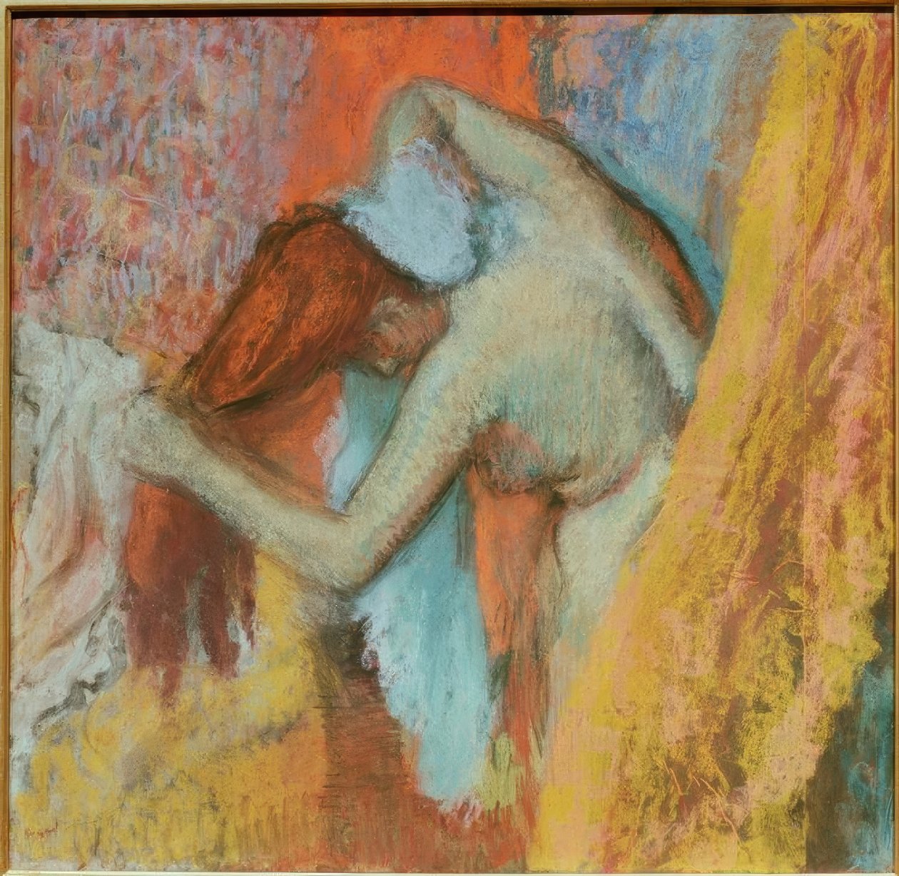 Kvinde på toilettet af Edgar Degas