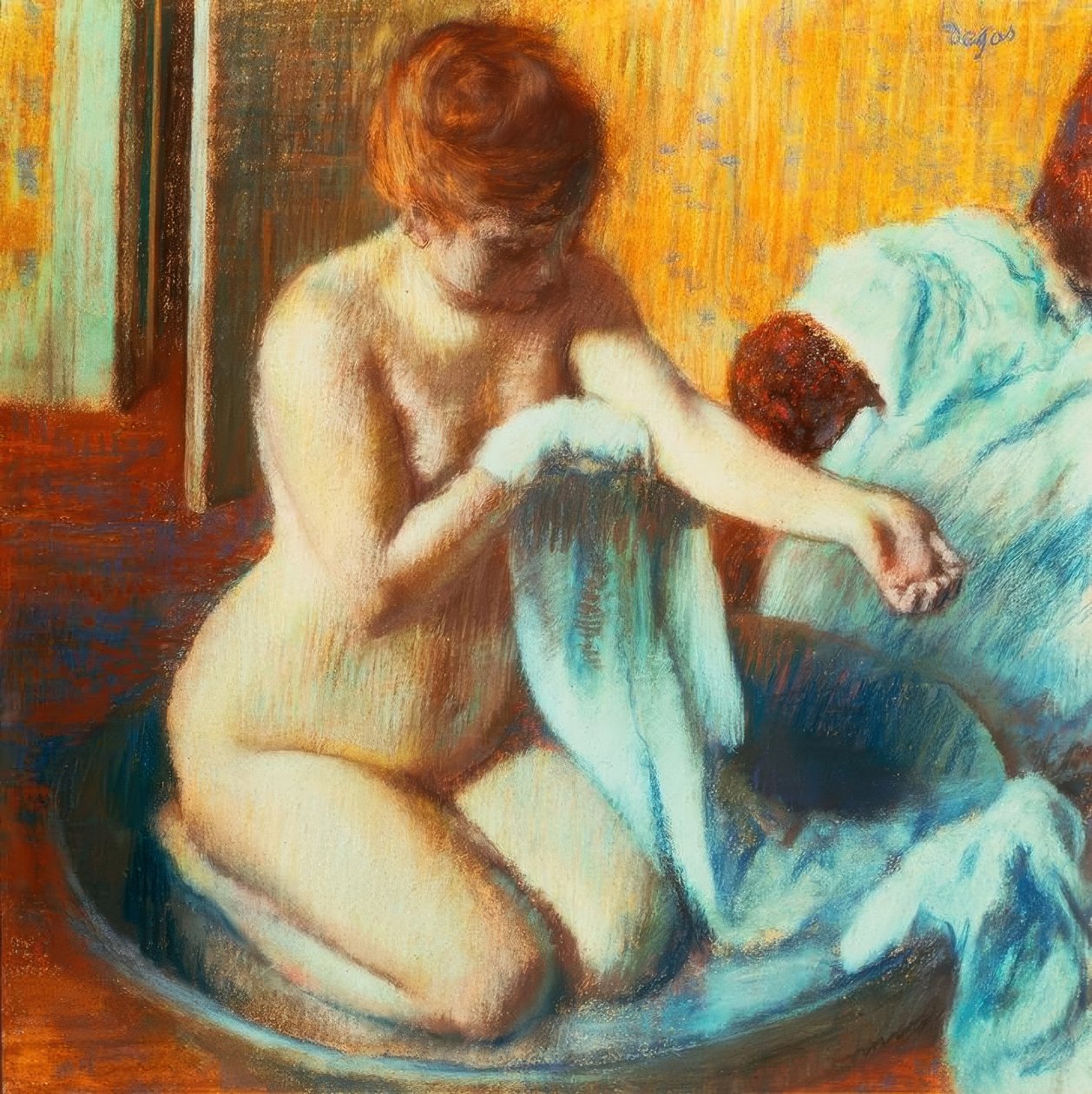 Kvinde i karret af Edgar Degas