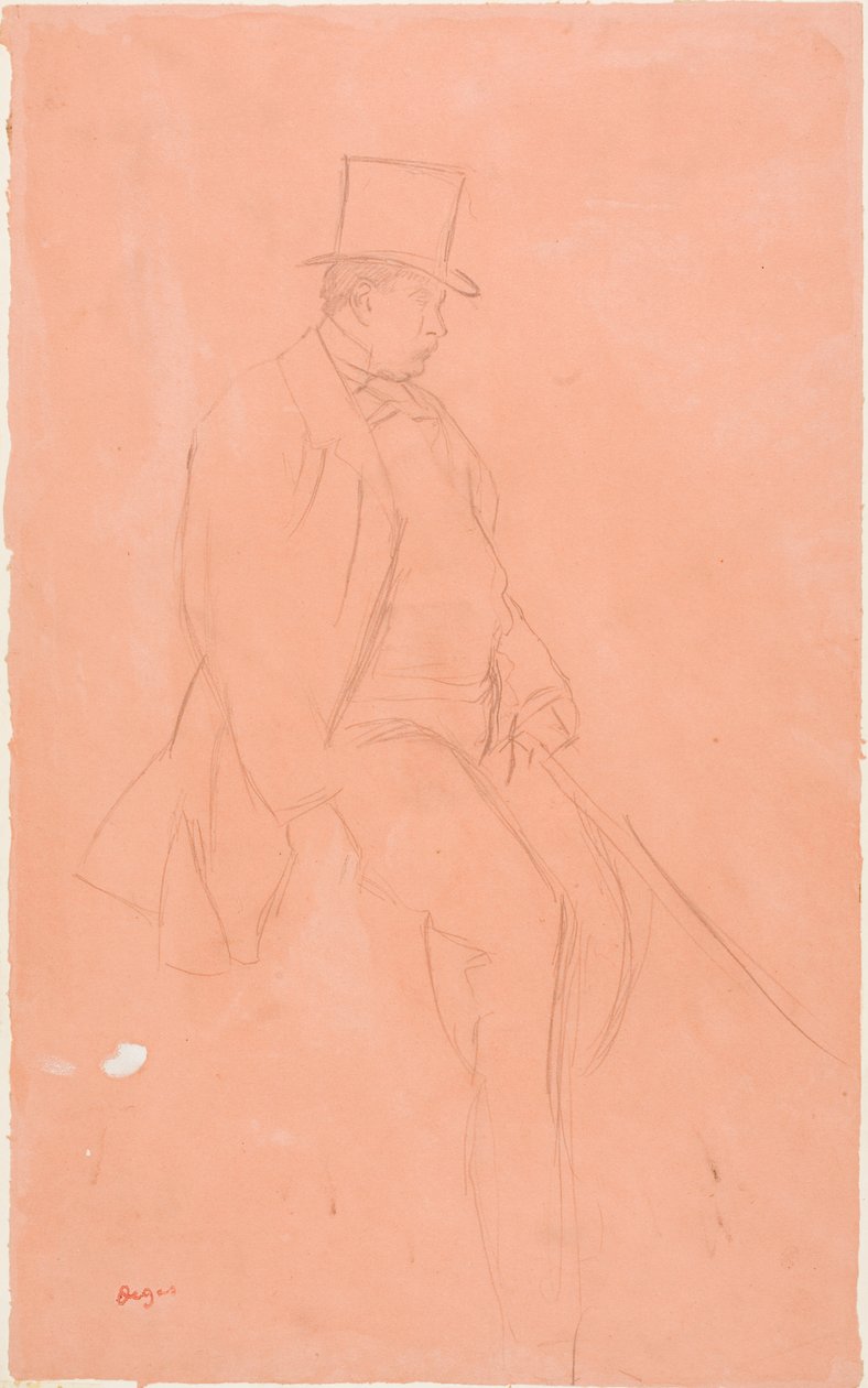 Gentleman Rider af Edgar Degas