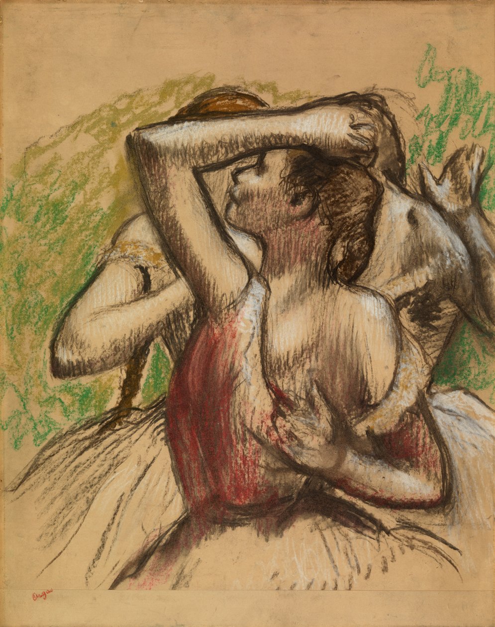 Gruppe af dansere af Edgar Degas
