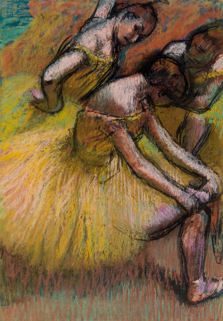 Gruppe af dansere af Edgar Degas