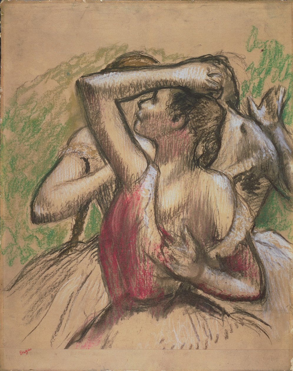 Gruppe af dansere af Edgar Degas