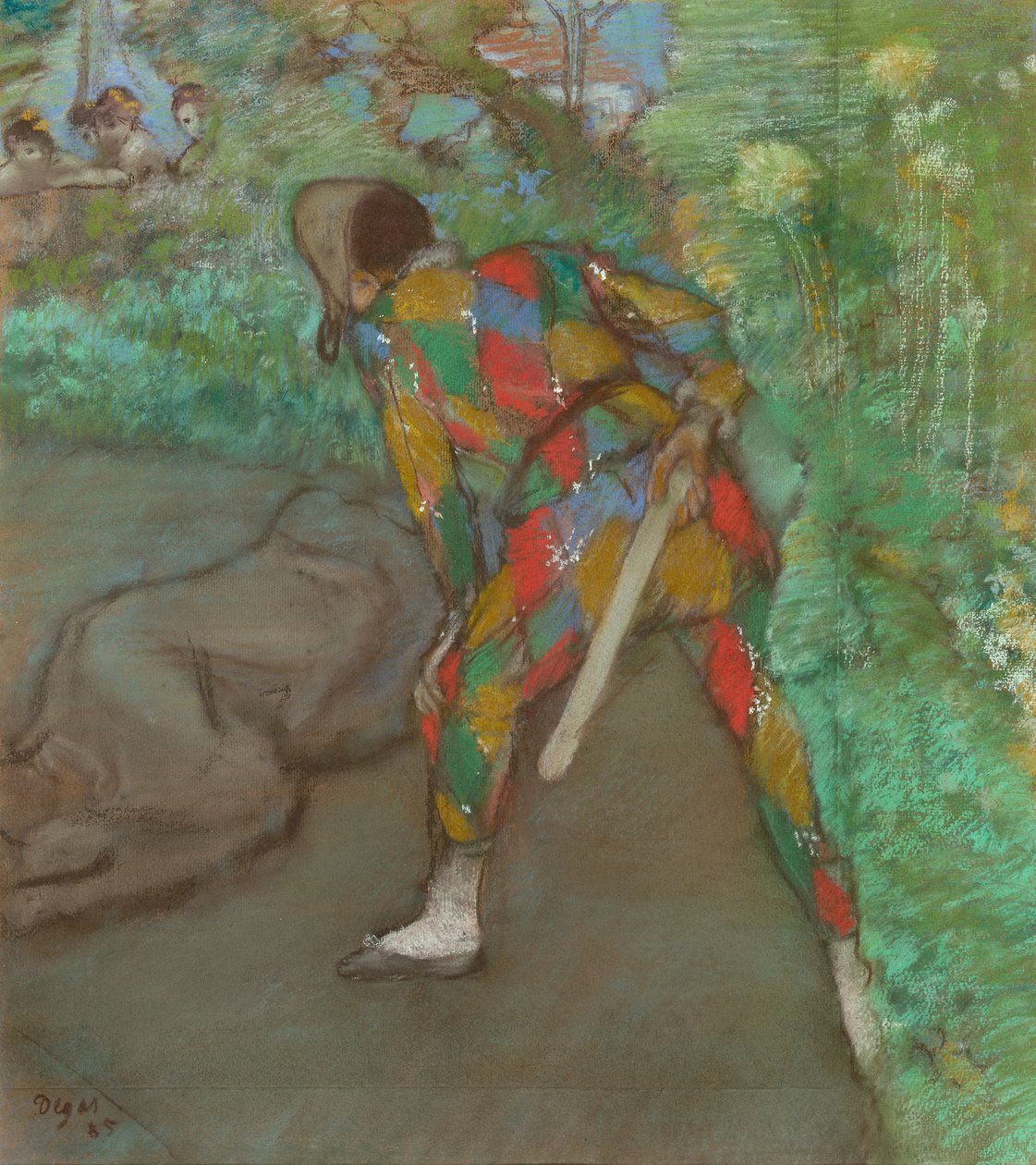 Harlekin af Edgar Degas