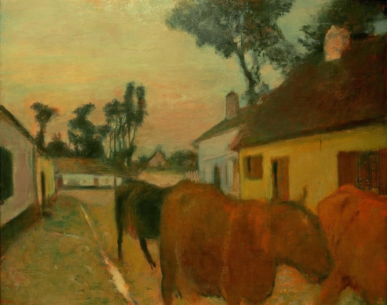 Flokkens tilbagevenden af Edgar Degas