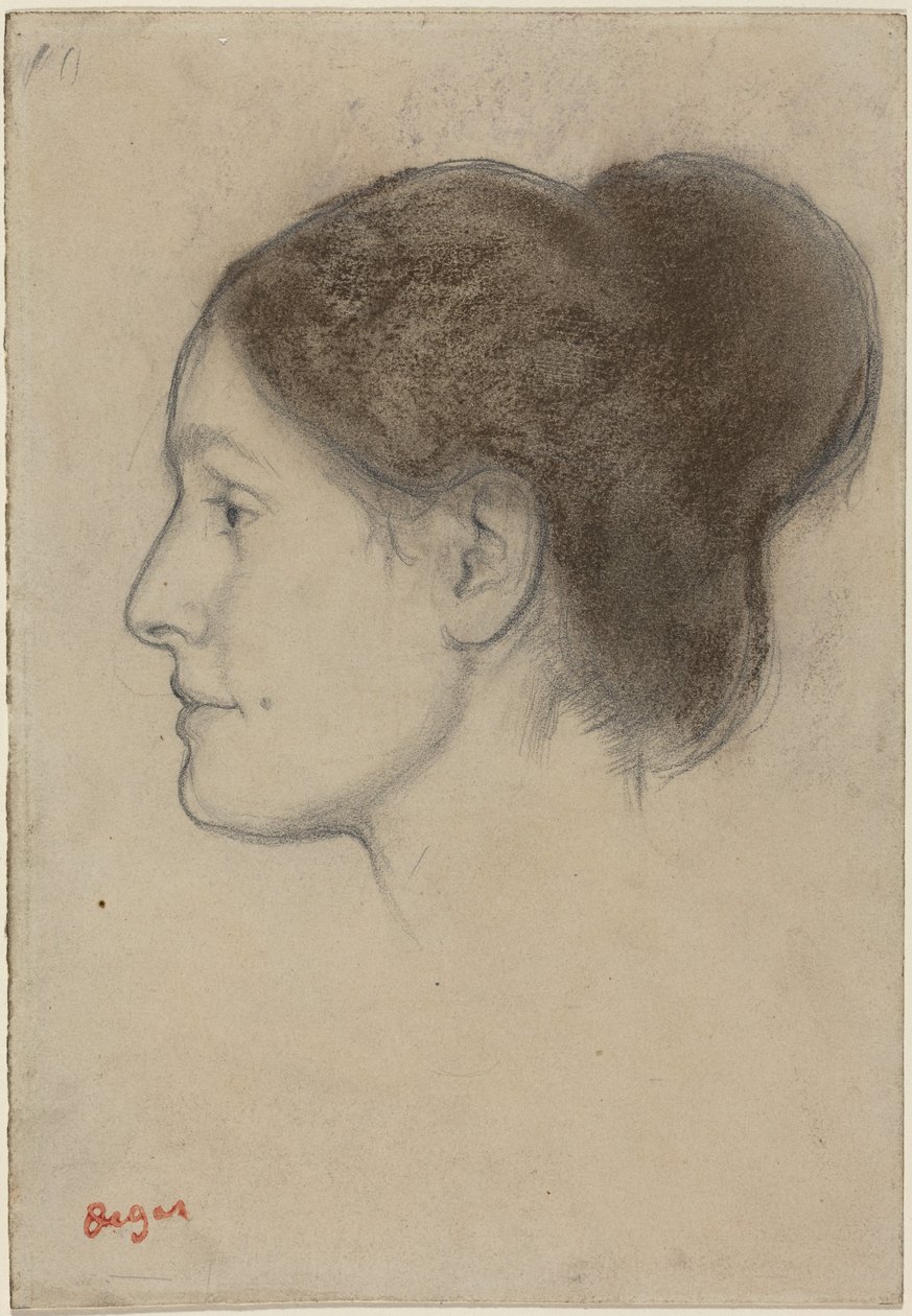 Hortense Valpinçon af Edgar Degas