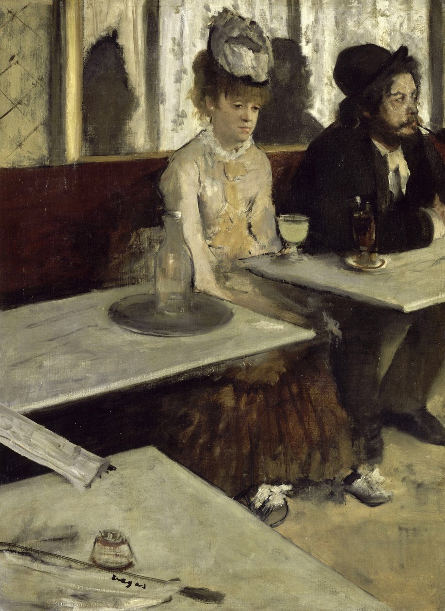 I en café af Edgar Degas