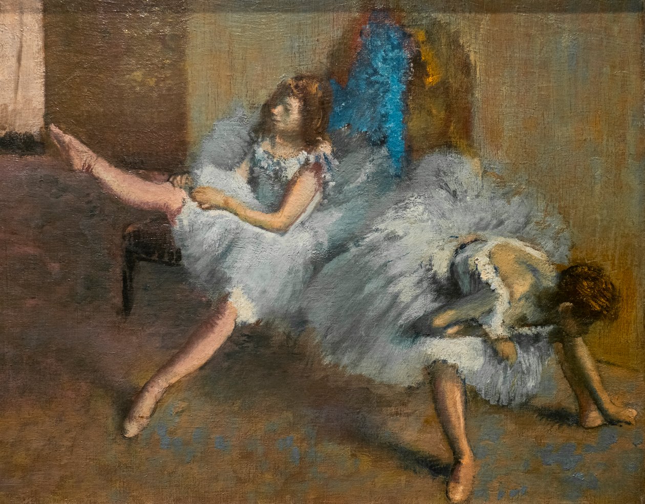 I et gentagelsesrum (detalje). 1890-1892. Olie på lærred. af Edgar Degas