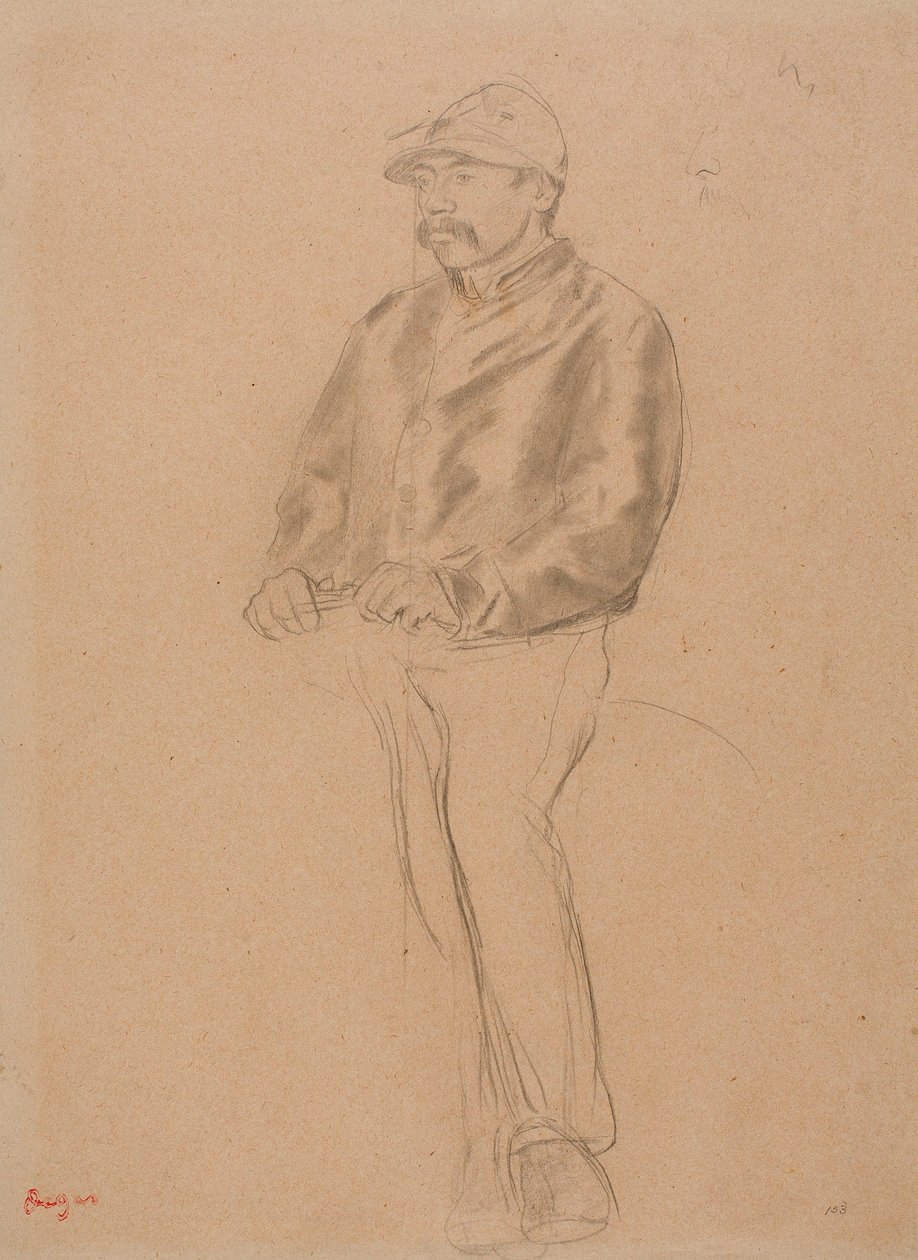 Jockey af Edgar Degas