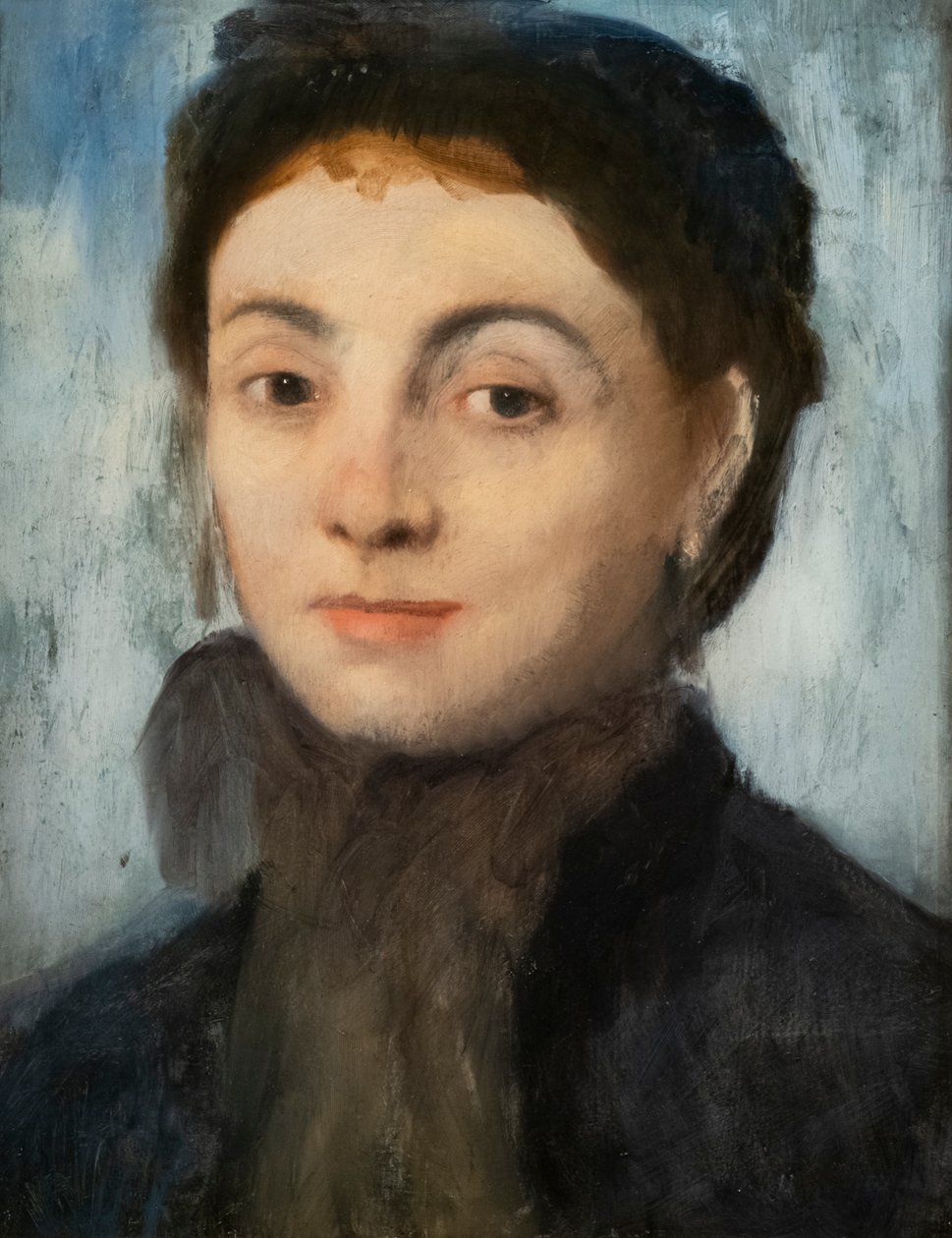 Josephine Gaujelin. 1867. Olie på lærred. af Edgar Degas