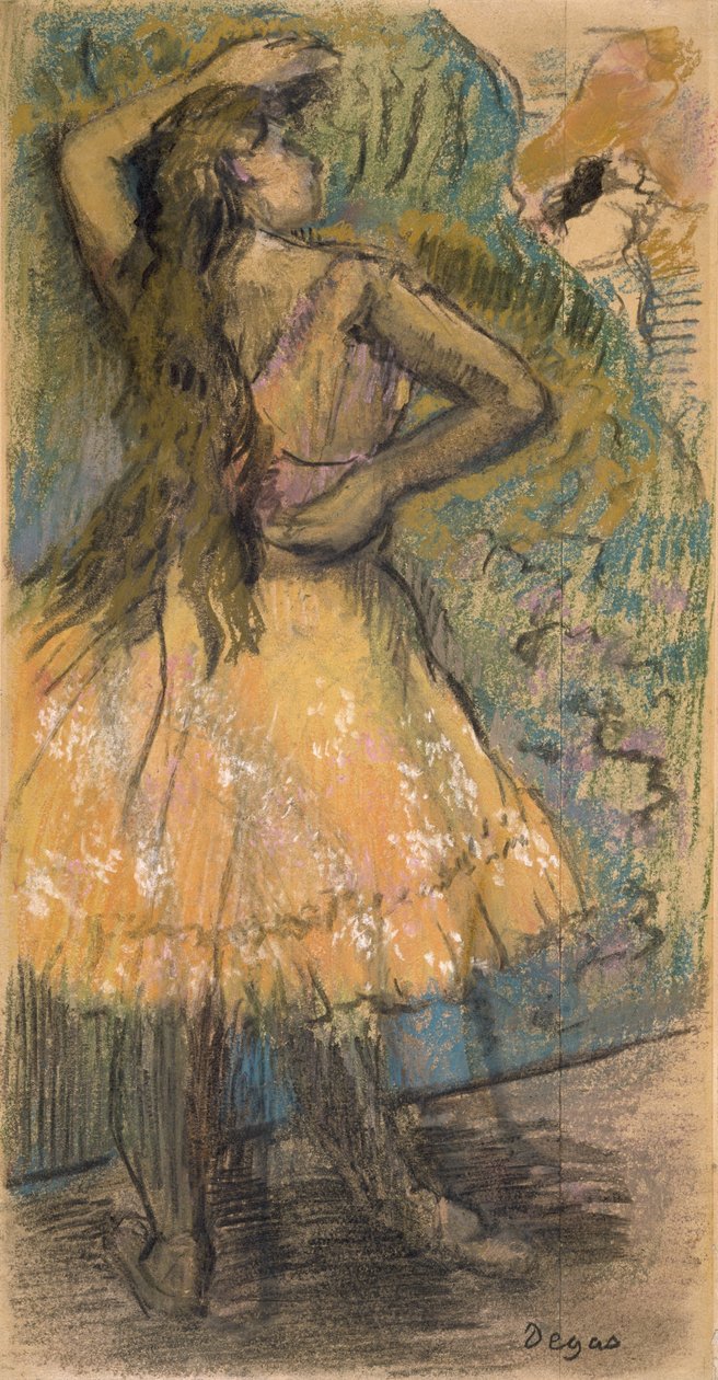 Danseren, ca. 1888 (pastel på papir) af Edgar Degas