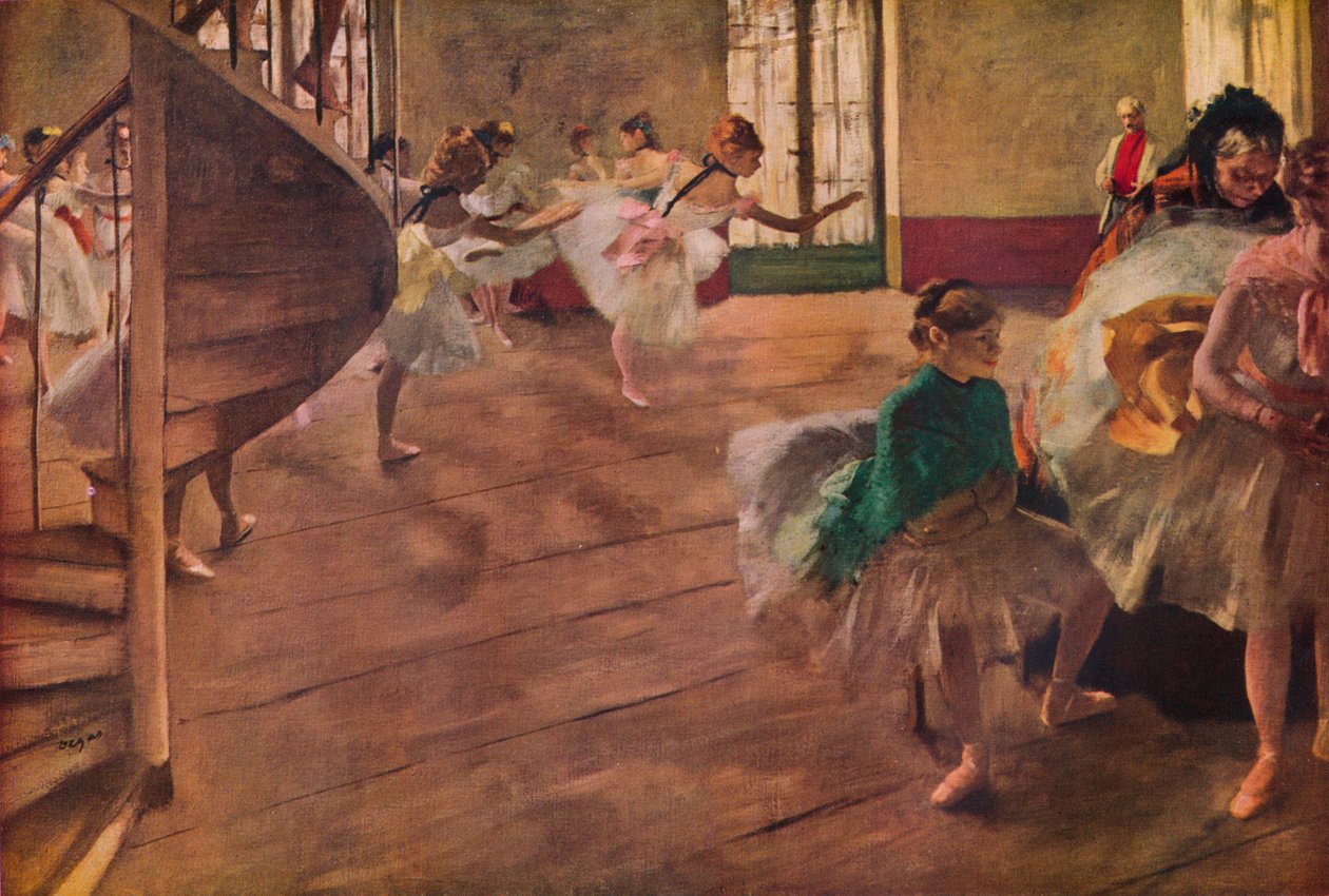 Øvelsen, 1877 af Edgar Degas