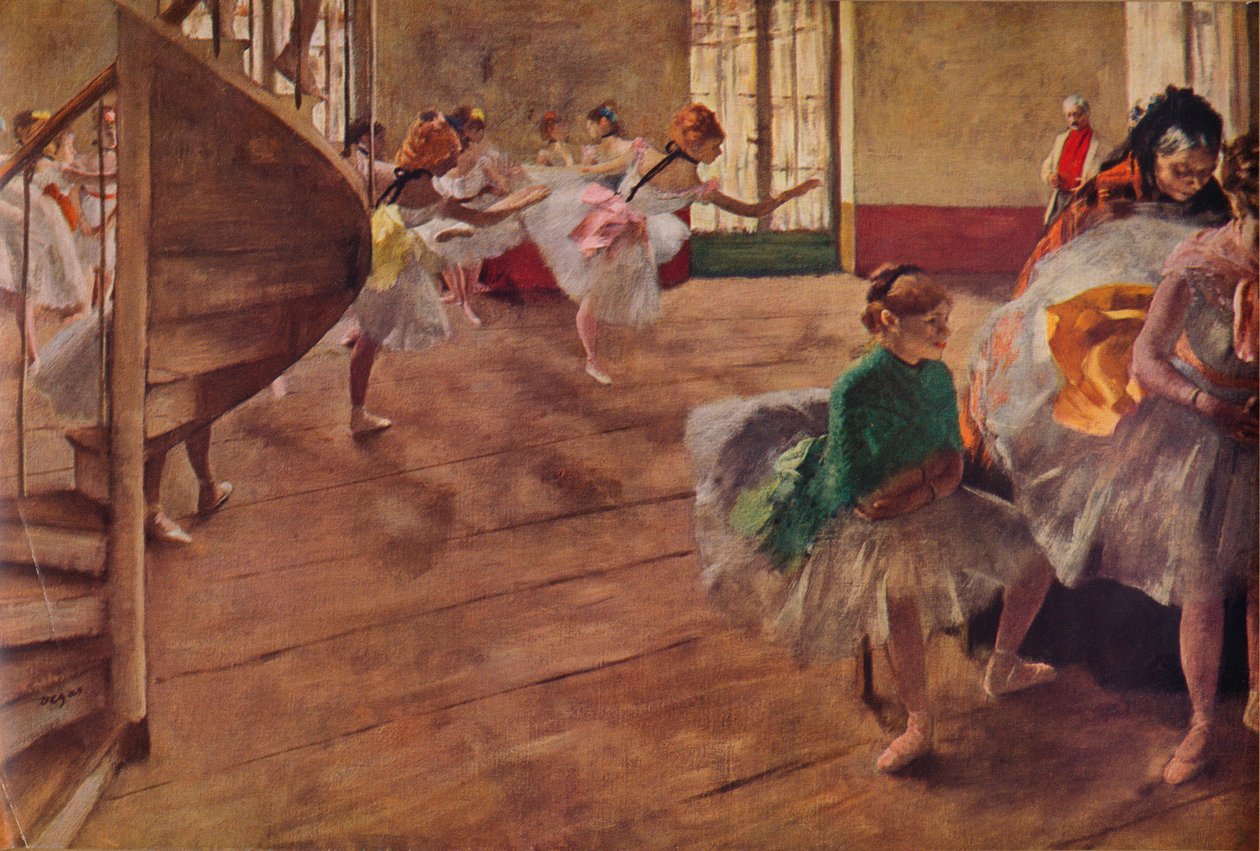 La Repetition, c1874 1935 af Edgar Degas