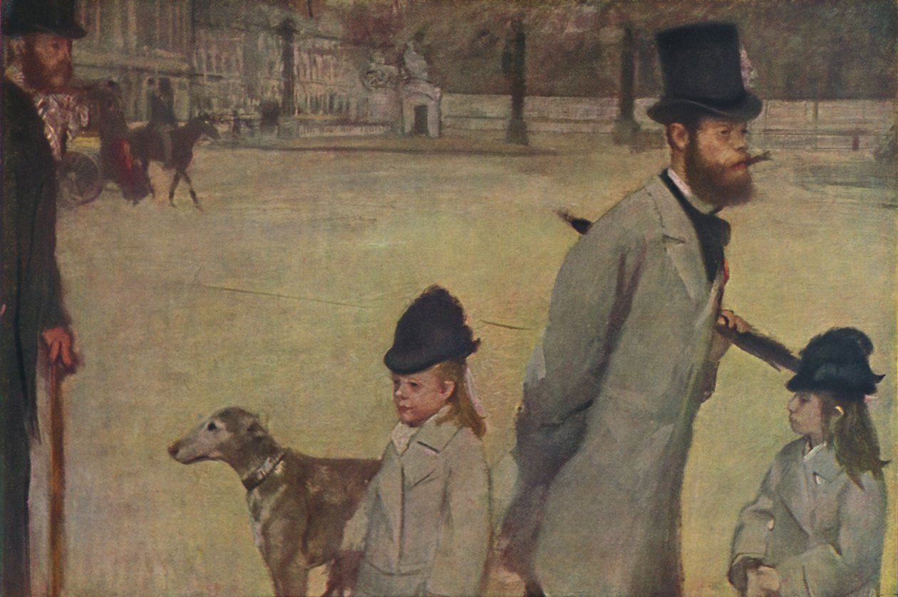 Viscount Lepic, 1875, 1937. af Edgar Degas