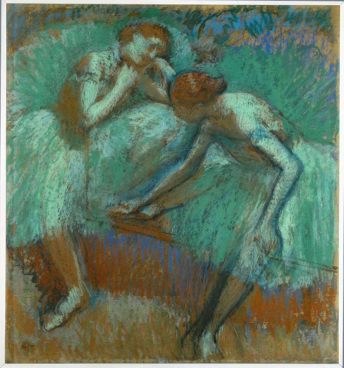 De store grønne dansere af Edgar Degas