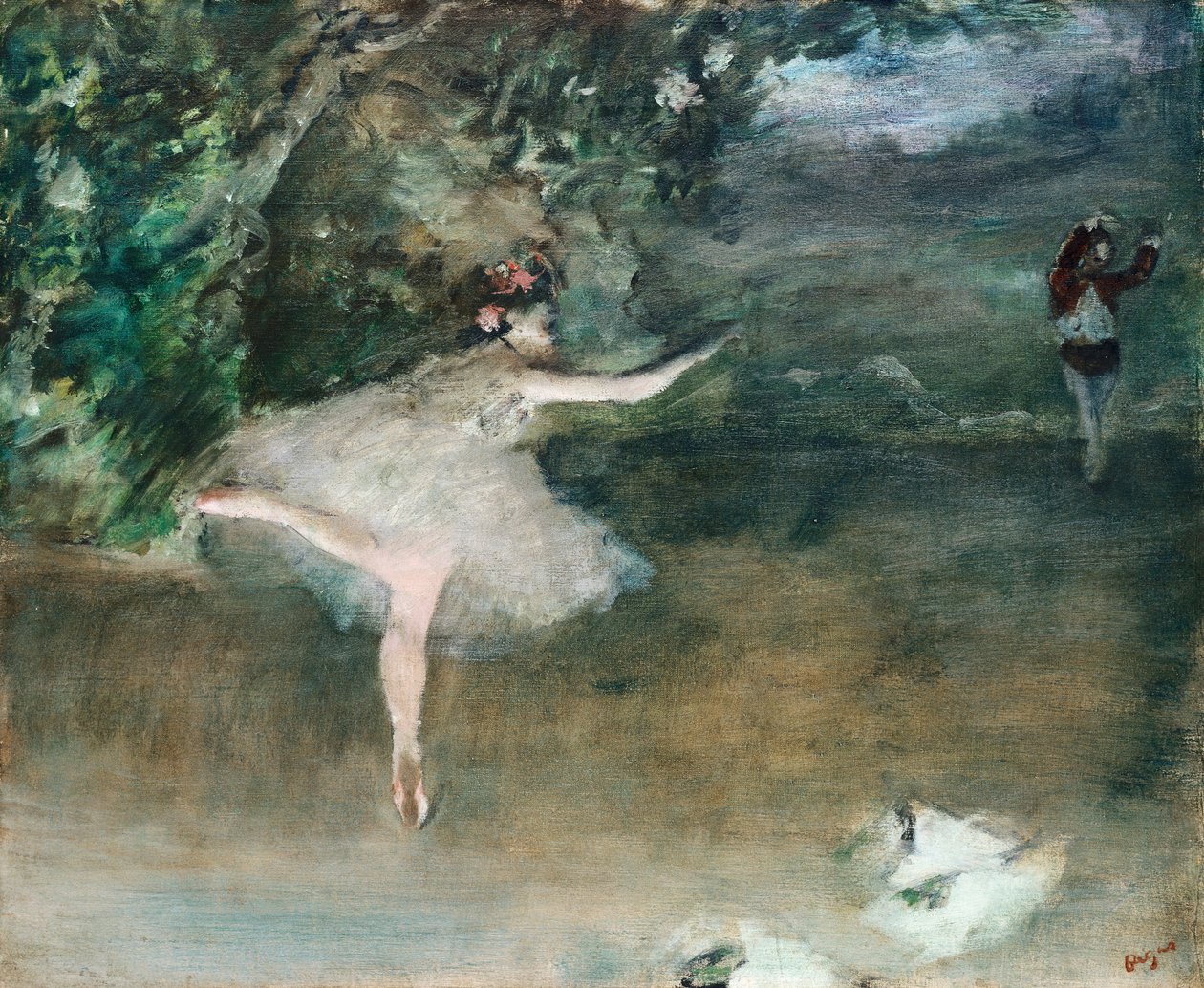 The Spikes, ca. 1877-1878 (olie på lærred) af Edgar Degas