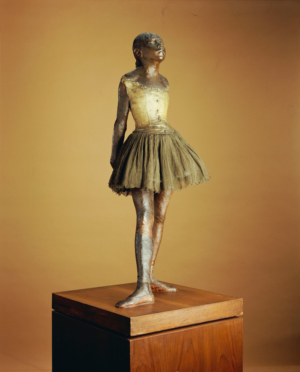 Lille danserinde af fjorten år, 1879-81, cast 1921 af Edgar Degas