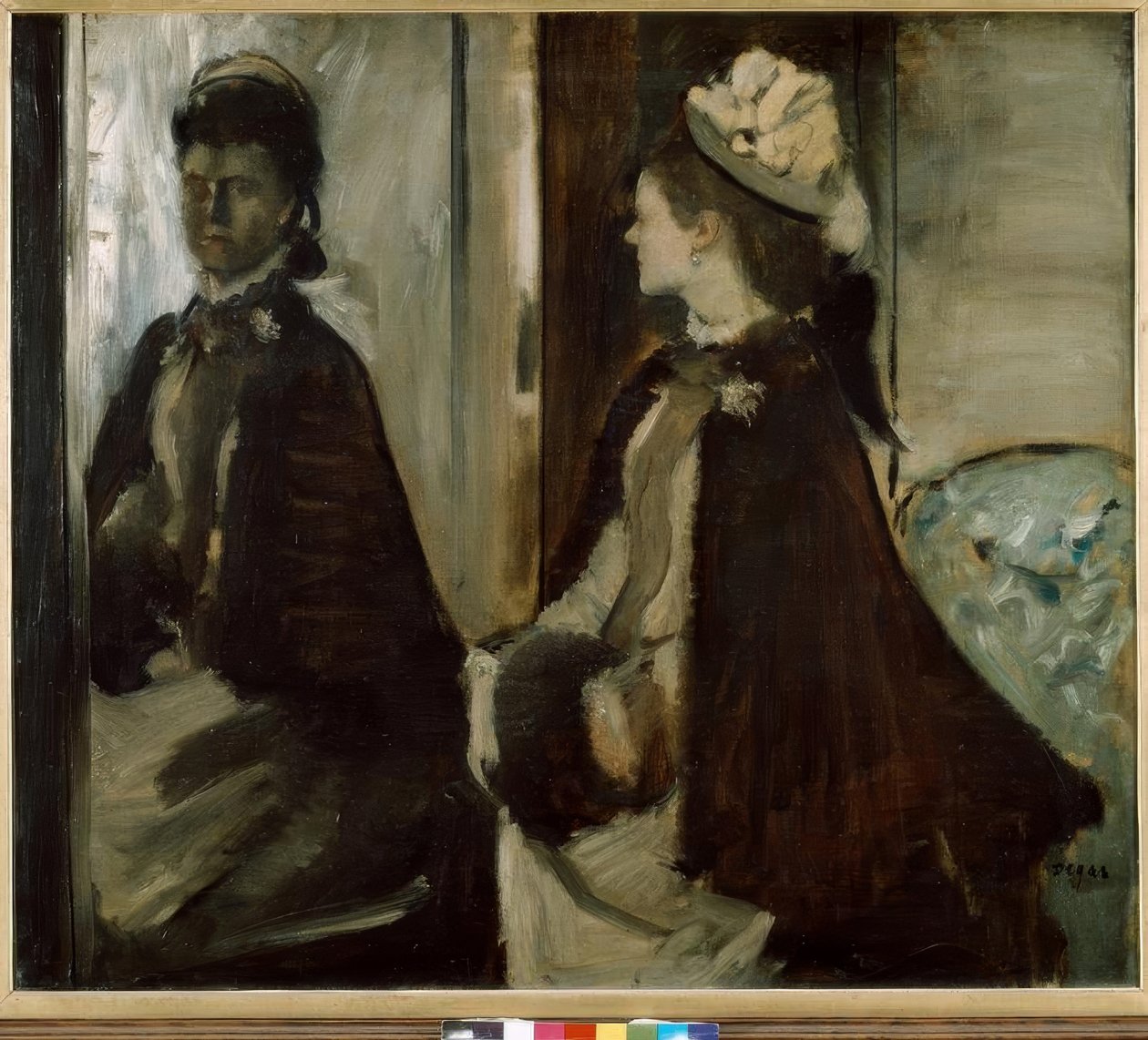 Madame Jeantaud ved spejlet af Edgar Degas